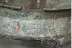 Etikett zu Bronzesitula (NHMW-PRAE-024349)